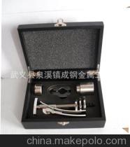 高档黑色木盒红酒开瓶器套装 品质与美感的完美结合